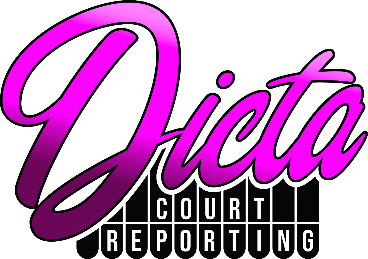 Dicta Court Reporting Logo